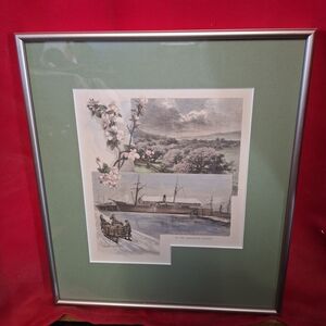 Vintage Annapolis Valley "Shipping Apples to England" Framed Print Frame-It